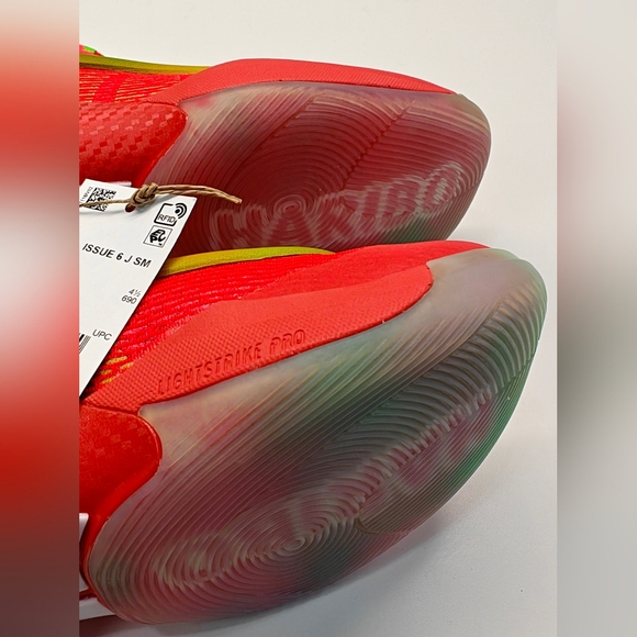 5Y Adidas Haribo Gummy Bears D.O.N. Issue 6 SMU Lucid Red Basketball Sneakers - Picture 7 of 11